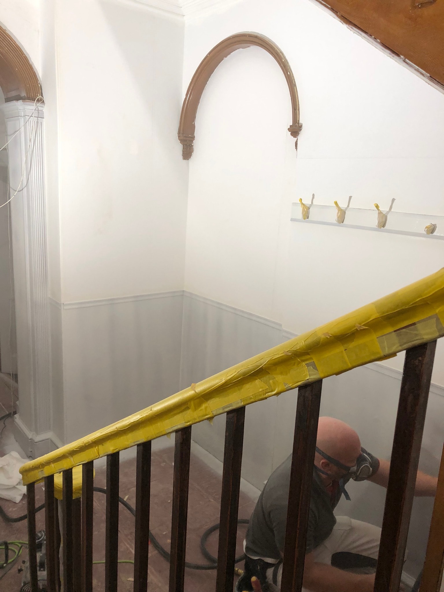 Hallway & Staircase — Spray Work