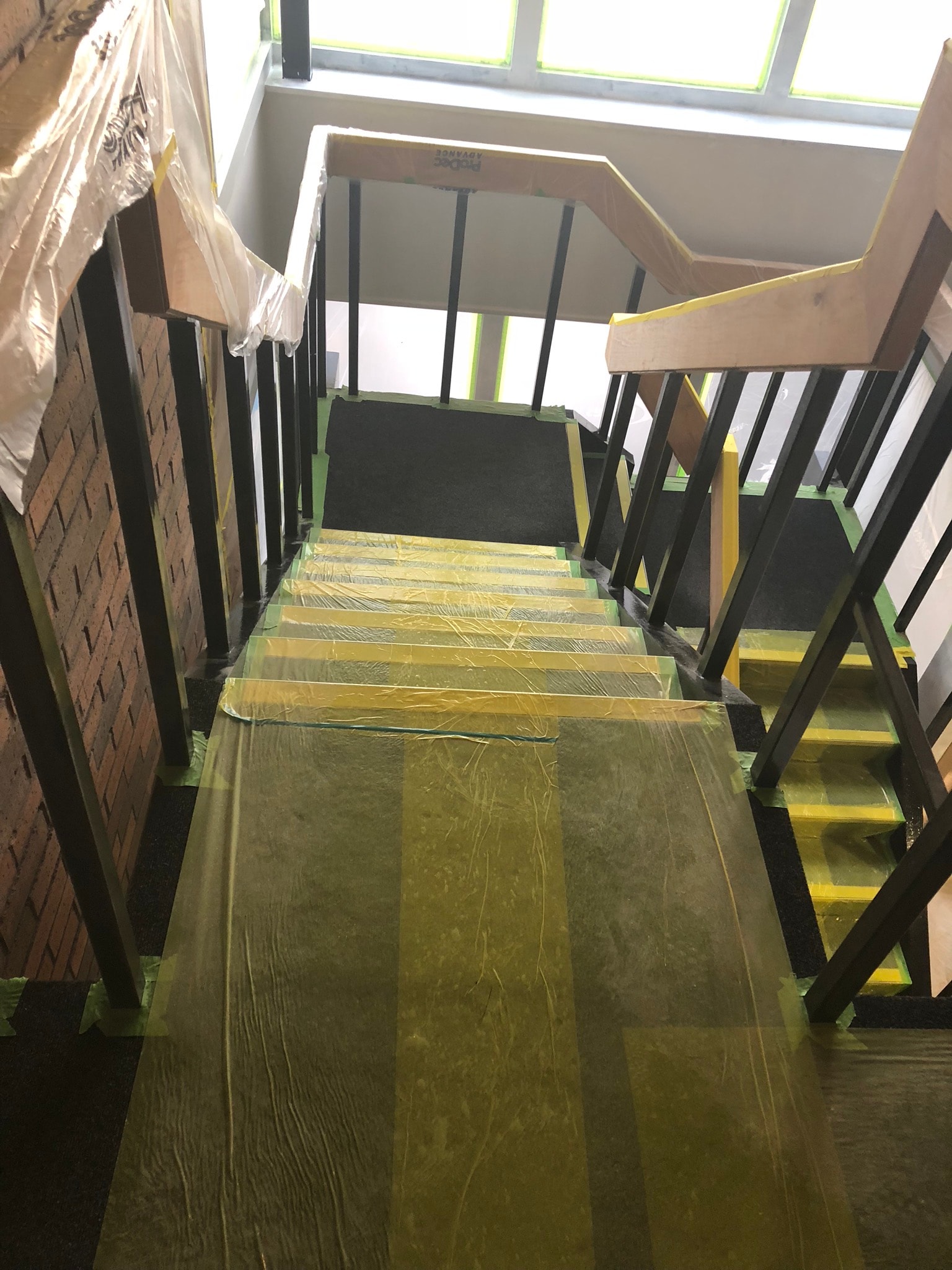 Staircase Preparation & Masking