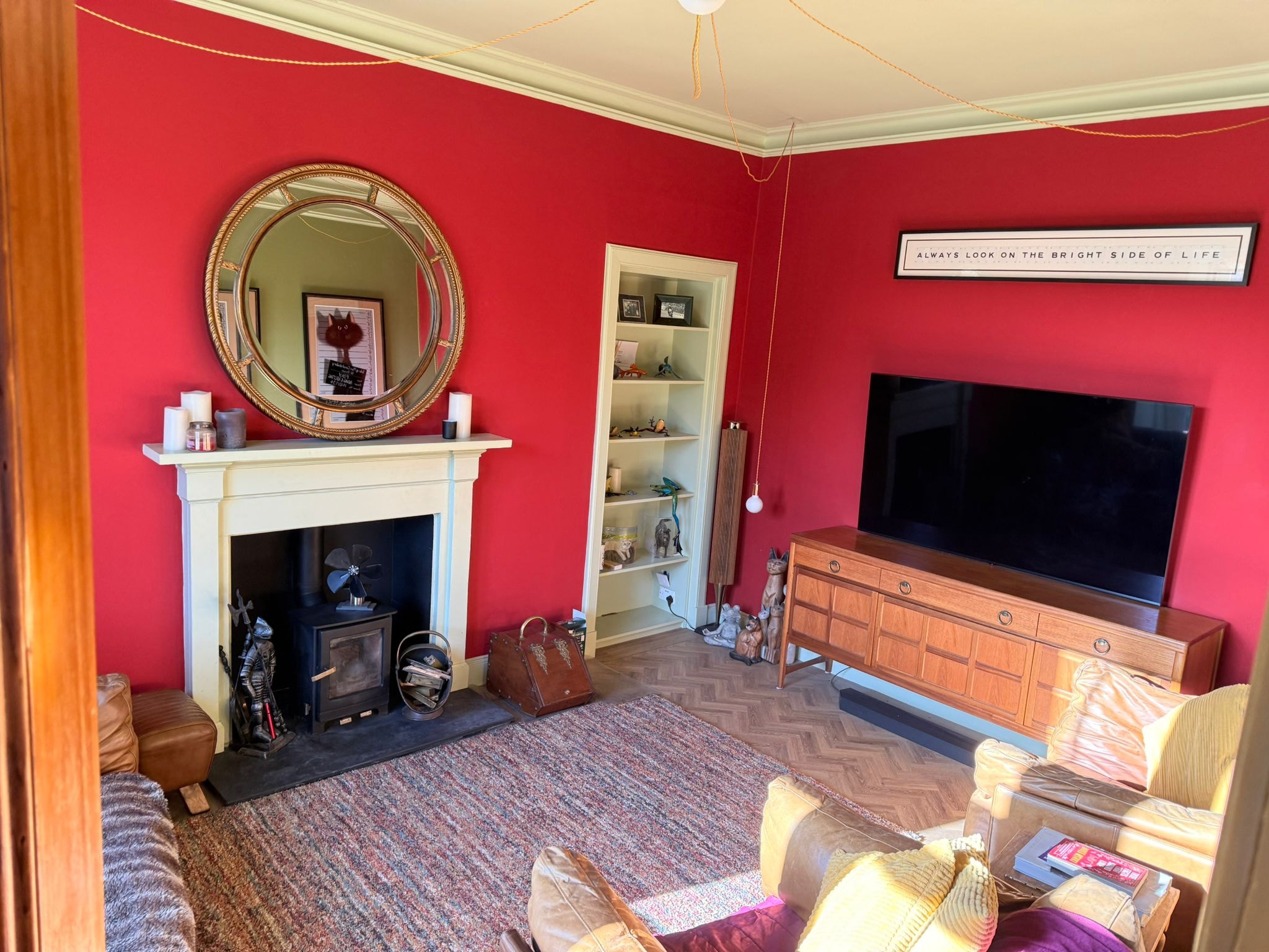 Sitting Room — Bold Red Walls