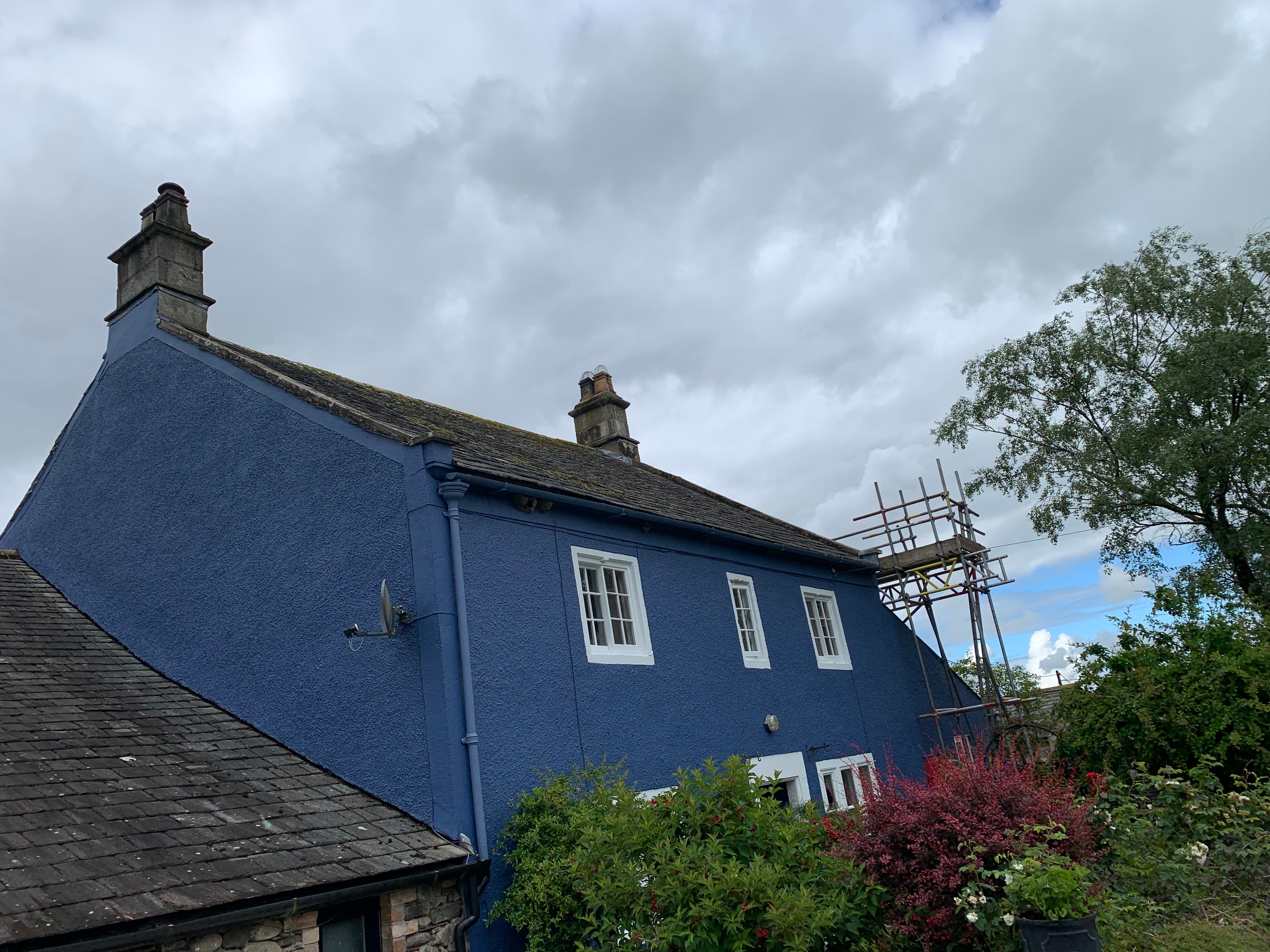 Cumbrian Cottage Exterior — After (Side Elevation)