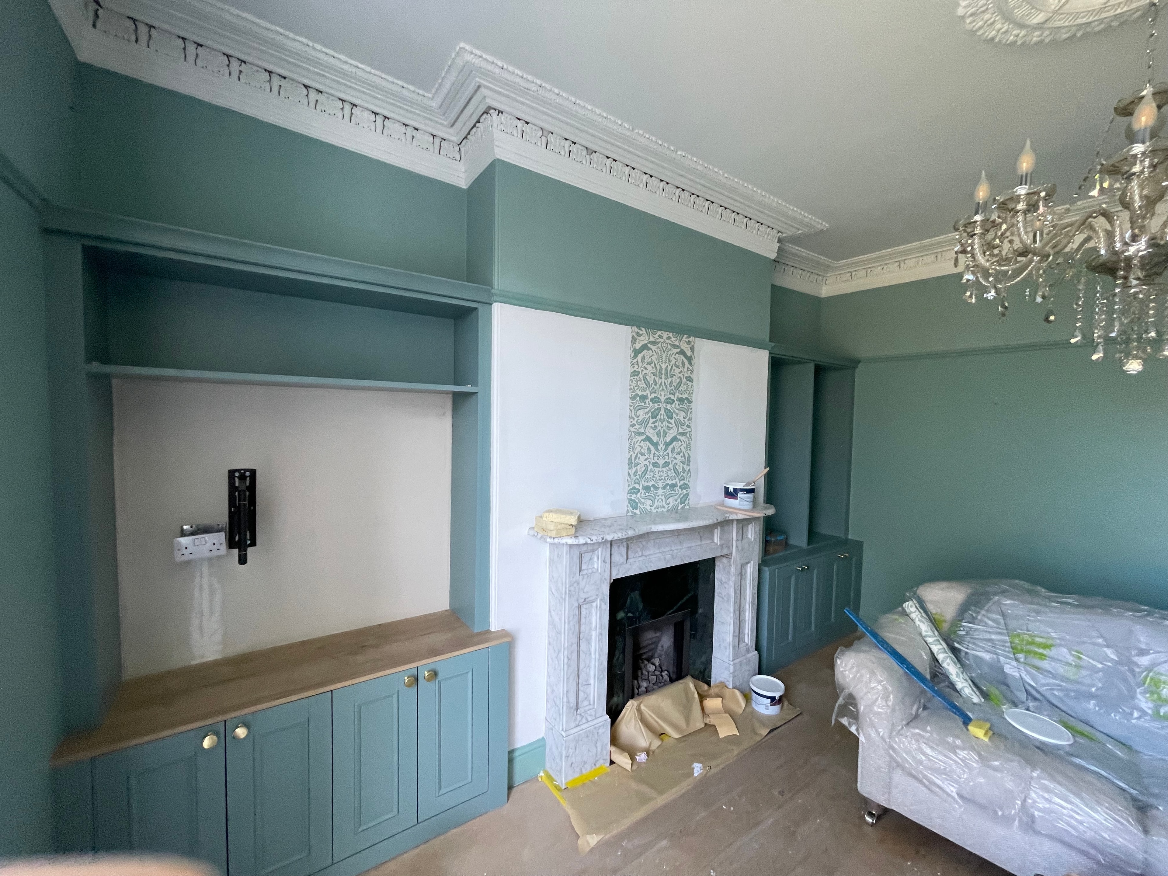 Period Sitting Room — Prep Stage